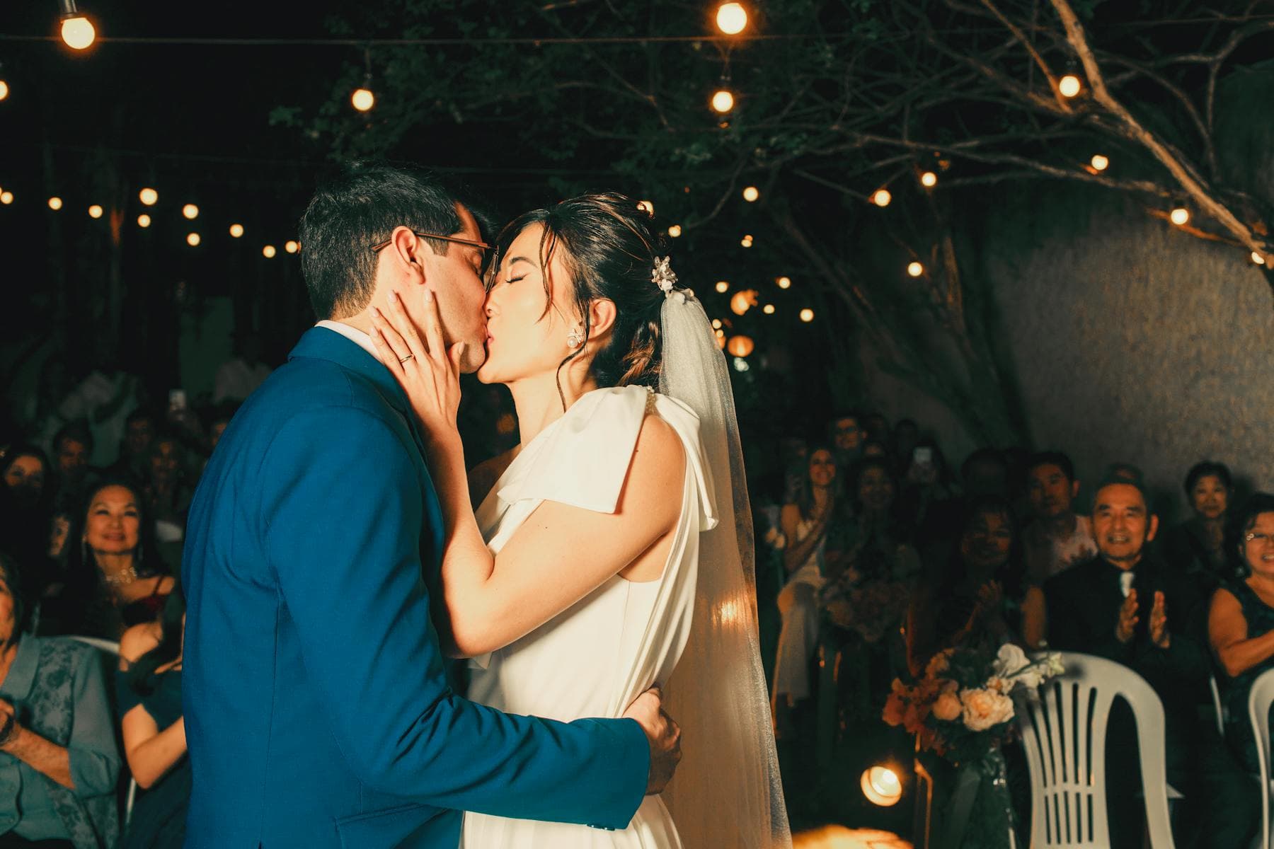 An elegant wedding celebration captured in editorial style